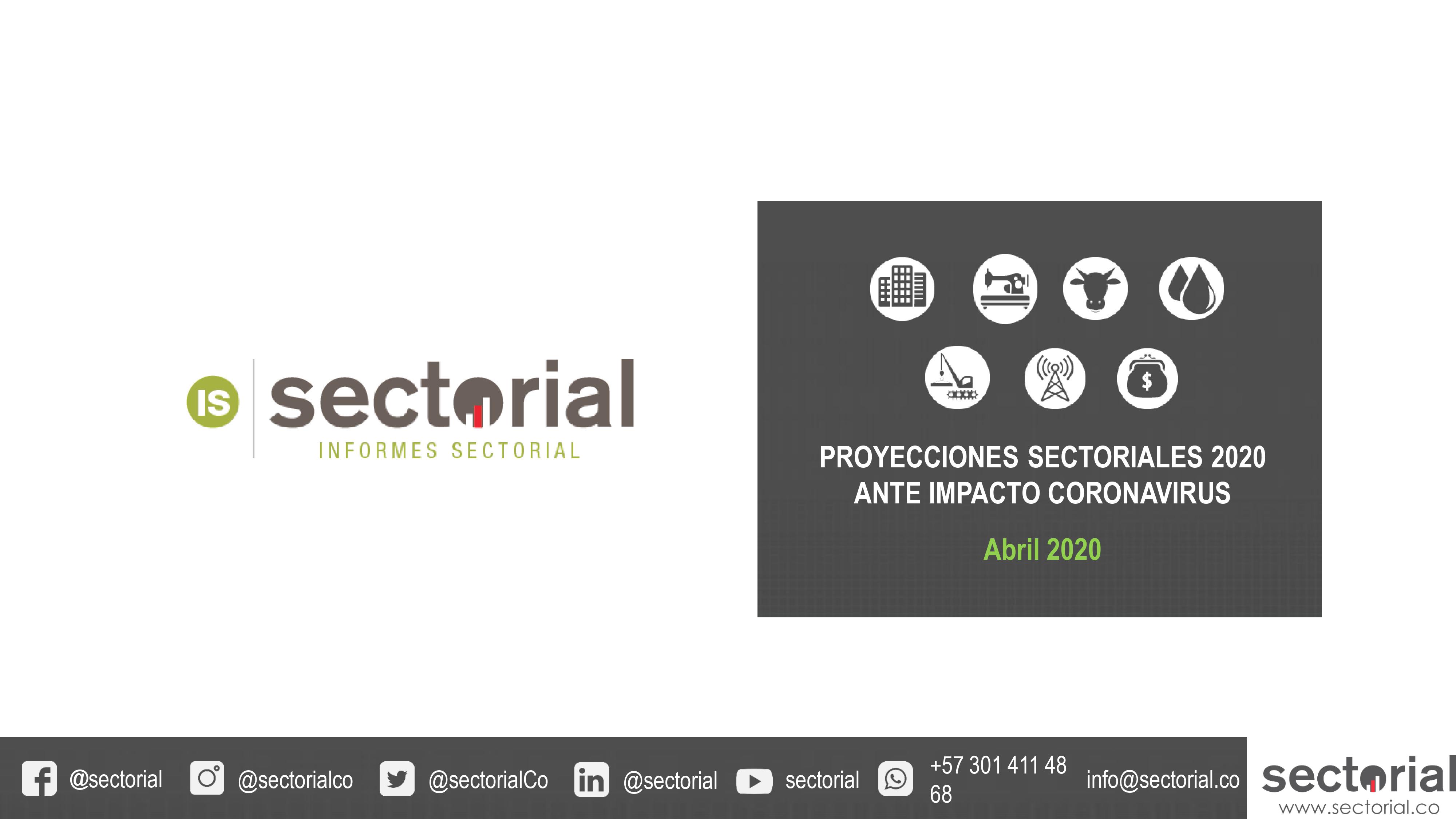 Proyecciones Sectoriales 2020 Ante Impacto Coronavirus