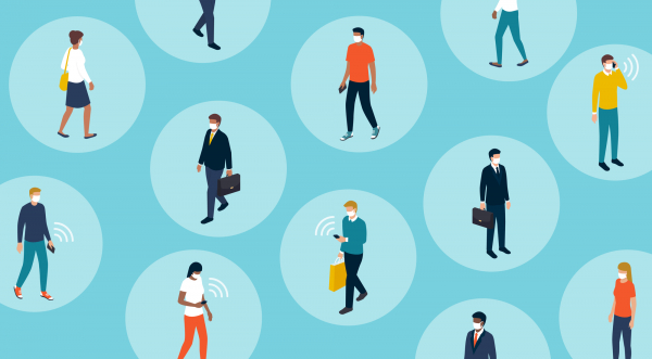 Burbujas Sociales como Medida para Relajar el Distanciamiento Social