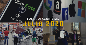 Los Protagonistas de Julio 2020: Seguimiento a Monopolio en Tecnol&oacute;gicas, Aceleraci&oacute;n de Transacciones en Domicilios y Comienzo de Plazos Justos